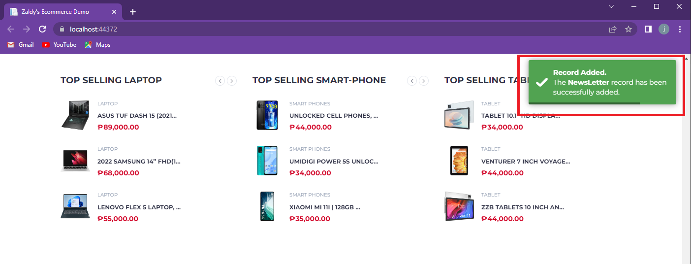 subscribe to newsletter